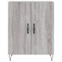 Aparador alto madera contrachapada gris sonoma 69,5x34x180 cm de , Aparadores - Ref: Foro24-3198063, Precio: 151,04 €, Descue...