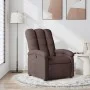 Sillón reclinable de tela marrón oscuro de , Sillones - Ref: Foro24-371732, Precio: 186,26 €, Descuento: %