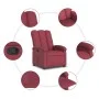 Red Fabric Recliner by , Armchairs - Ref: Foro24-371730, Price: 201,22 €, Discount: %