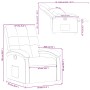 Red Fabric Recliner by , Armchairs - Ref: Foro24-371730, Price: 204,49 €, Discount: %