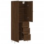 Hohes Sideboard aus braunem Eichensperrholz, 69,5 x 34 x 180 cm von , Sideboards - Ref: Foro24-3198096, Preis: 162,99 €, Raba...