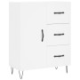 Hohes weißes Sperrholz-Sideboard 69,5 x 34 x 180 cm von , Sideboards - Ref: Foro24-3198089, Preis: 171,26 €, Rabatt: %