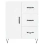 Hohes weißes Sperrholz-Sideboard 69,5 x 34 x 180 cm von , Sideboards - Ref: Foro24-3198089, Preis: 169,00 €, Rabatt: %