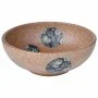 Lavabo sobre encimera redondo cerámica marrón y azul Φ41x14 cm de , Lavabos - Ref: Foro24-155057, Precio: 77,85 €, Descuento: %