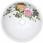 Multicolor ceramic round countertop washbasin Φ41x14 cm by , Sinks - Ref: Foro24-155055, Price: 130,46 €, Discount: %
