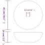 Multicolor ceramic round countertop washbasin Φ41x14 cm by , Sinks - Ref: Foro24-155055, Price: 122,45 €, Discount: %