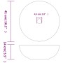 Multicolor ceramic round countertop washbasin Φ41x14 cm by , Sinks - Ref: Foro24-155055, Price: 130,46 €, Discount: %