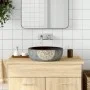 Brown and black ceramic round countertop washbasin Φ41x14 cm by , Sinks - Ref: Foro24-155060, Price: 110,26 €, Discount: %