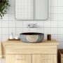 Lavabo sobre encimera redondo cerámica marrón y negro Φ41x14 cm de , Lavabos - Ref: Foro24-155060, Precio: 112,13 €, Descuent...