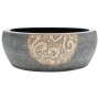 Lavabo sobre encimera redondo cerámica marrón y negro Φ41x14 cm de , Lavabos - Ref: Foro24-155060, Precio: 112,13 €, Descuent...