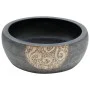 Brown and black ceramic round countertop washbasin Φ41x14 cm by , Sinks - Ref: Foro24-155060, Price: 110,26 €, Discount: %