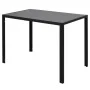 5-teiliges Esstisch-Set in Schwarz und Weiß von vidaXL, Möbelsets für Küchen und Esszimmer - Ref: Foro24-242989, Preis: 205,8...