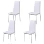 5-teiliges Esstisch-Set in Schwarz und Weiß von vidaXL, Möbelsets für Küchen und Esszimmer - Ref: Foro24-242989, Preis: 205,8...