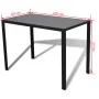 5-teiliges Esstisch-Set in Schwarz und Weiß von vidaXL, Möbelsets für Küchen und Esszimmer - Ref: Foro24-242989, Preis: 205,8...