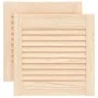 Wardrobe door slats 2 pcs pine wood 39.5x39.4 cm by , cabinet doors - Ref: Foro24-151107, Price: 23,96 €, Discount: %