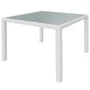 5-teiliges Garten-Esszimmerset aus synthetischem Rattan cremeweiß von vidaXL, Gartensets - Ref: Foro24-42502, Preis: 408,52 €...