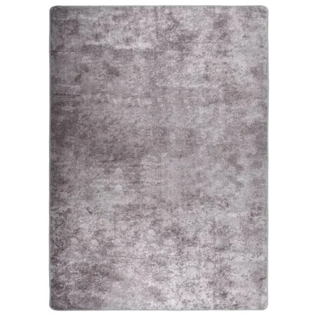 Grauer rutschfester waschbarer Teppich 120x180 cm von , Teppiche - Ref: Foro24-337960, Preis: 44,41 €, Rabatt: %
