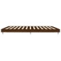Bettgestell aus eichenbraunem Holzwerkstoff, 160 x 200 cm von , Betten und Lattenroste - Ref: Foro24-832132, Preis: 134,61 €,...