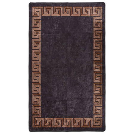 Rutschfester, waschbarer Teppich in Schwarz und Gold, 120 x 180 cm von , Teppiche - Ref: Foro24-337930, Preis: 44,36 €, Rabat...