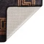 Waschbarer, rutschfester Teppich schwarz und gold 120x180 cm von , Teppiche - Ref: Foro24-337930, Preis: 43,52 €, Rabatt: %
