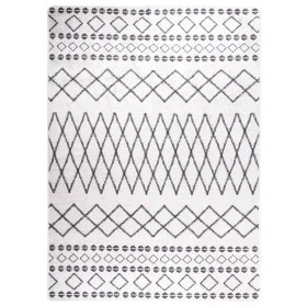 Waschbarer rutschfester Teppich schwarz und weiß 120x180 cm von , Teppiche - Ref: Foro24-337972, Preis: 35,40 €, Rabatt: %