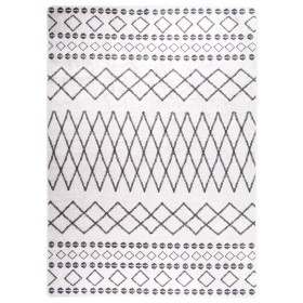 Waschbarer rutschfester Teppich schwarz und weiß 120x180 cm von , Teppiche - Ref: Foro24-337972, Preis: 35,80 €, Rabatt: %