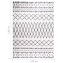 Alfombra lavable antideslizante negro y blanco 120x180 cm de , Alfombras - Ref: Foro24-337972, Precio: 35,80 €