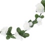 Garlands of artificial flowers 6 units white 240 cm by , Crowns and garlands - Ref: Foro24-359070, Price: 20,39 €, Discount: %