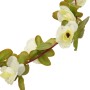 Garlands of artificial flowers 6 units white 250 cm by , Crowns and garlands - Ref: Foro24-359047, Price: 17,27 €, Discount: %