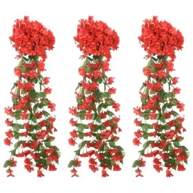 Künstliche Blumengirlanden 3 Stück rot 85 cm von , Kronen und Girlanden - Ref: Foro24-359053, Preis: 21,34 €, Rabatt: %