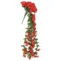 Artificial flower garlands 3 units red 85 cm by , Crowns and garlands - Ref: Foro24-359053, Price: 21,34 €, Discount: %