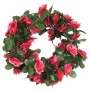 Garlands of artificial flowers 6 units red and pink 250 cm by , Crowns and garlands - Ref: Foro24-359039, Price: 13,66 €, Dis...