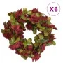 Artificial flower garlands 6 pcs red red 250 cm by , Crowns and garlands - Ref: Foro24-359046, Price: 17,04 €, Discount: %