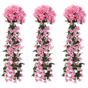 Artificial flower garlands 3 pcs pink 85 cm by , Crowns and garlands - Ref: Foro24-359052, Price: 21,73 €, Discount: %
