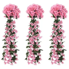 Artificial flower garlands 3 pcs pink 85 cm by , Crowns and garlands - Ref: Foro24-359052, Price: 21,34 €, Discount: %