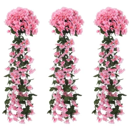 Künstliche Blumengirlanden 3 Stück rosa 85 cm von , Kronen und Girlanden - Ref: Foro24-359052, Preis: 21,44 €, Rabatt: %