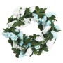 Guirnaldas de flores artificiales 6 uds azul y blanco 240 cm