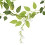 Künstliche Blumengirlanden 6 Stück weiß 200 cm von , Kronen und Girlanden - Ref: Foro24-359071, Preis: 43,32 €, Rabatt: %