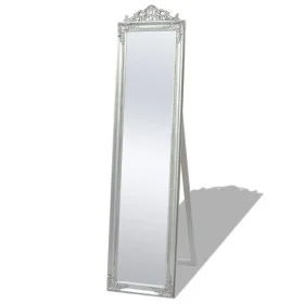 Silver baroque style standing mirror 160x40 cm by vidaXL, Mirrors - Ref: Foro24-243693, Price: 211,07 €, Discount: %