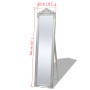 Silver baroque style standing mirror 160x40 cm by vidaXL, Mirrors - Ref: Foro24-243693, Price: 208,18 €, Discount: %