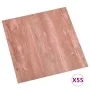 Self-adhesive floor planks 55 units PVC 5.11 m² red by , Floors and carpets - Ref: Foro24-324671, Price: 63,96 €, Discount: %