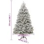 Artificial Christmas tree with hinges and flocked snow 270 cm by , Christmas trees - Ref: Foro24-357796, Price: 310,89 €, Dis...