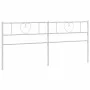 Kopfteil aus weißem Metall, 200 cm von , Kopf- und Fußteile - Ref: Foro24-355550, Preis: 37,87 €, Rabatt: %