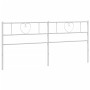 Kopfteil aus weißem Metall, 200 cm von , Kopf- und Fußteile - Ref: Foro24-355550, Preis: 39,11 €, Rabatt: %