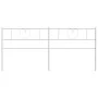 Cabecero de metal blanco 200 cm de , Cabeceros y pies de cama - Ref: Foro24-355550, Precio: 38,47 €, Descuento: %