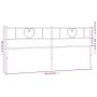 Kopfteil aus weißem Metall, 200 cm von , Kopf- und Fußteile - Ref: Foro24-355550, Preis: 37,87 €, Rabatt: %