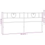 Kopfteil aus weißem Metall, 200 cm von , Kopf- und Fußteile - Ref: Foro24-355550, Preis: 39,11 €, Rabatt: %