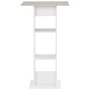 Hoher Bar-Tisch in Weiß und Grau aus Beton 60x60x110 cm. von , Küchen- und Esstische - Ref: Foro24-280208, Preis: 75,07 €, Ra...