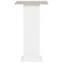 Mesa alta de bar blanco y gris hormigón 60x60x110 cm by , Kitchen and dining tables - Ref: Foro24-280208, Price: 74,25 €, Dis...