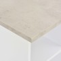 Hoher Bar-Tisch in Weiß und Grau aus Beton 60x60x110 cm. von , Küchen- und Esstische - Ref: Foro24-280208, Preis: 75,07 €, Ra...